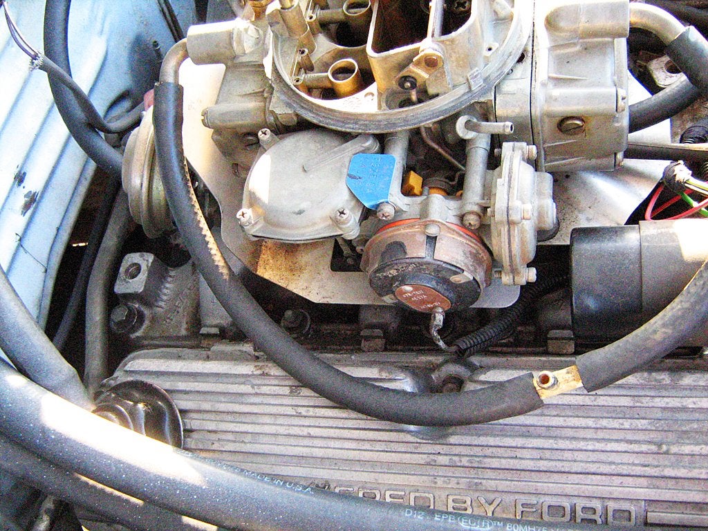 1985 Mustang GT vacuum secondary connection? - Ford ... air horn diaphragm 