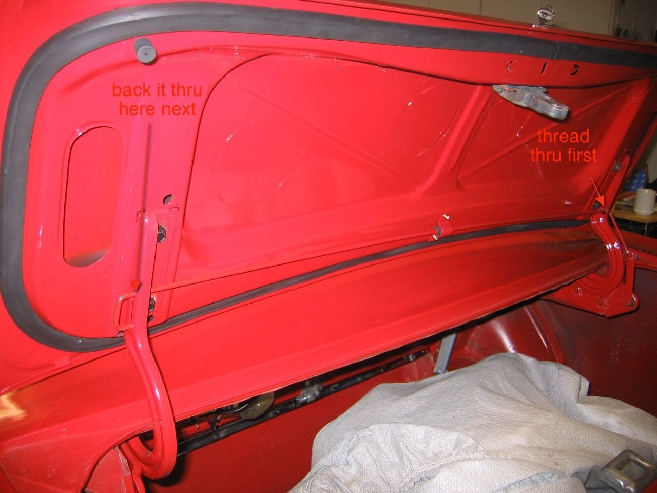 1965 Mustang Trunk Torsion Rods - Ford Mustang Forum 1966 mustang lighting wiring diagram 